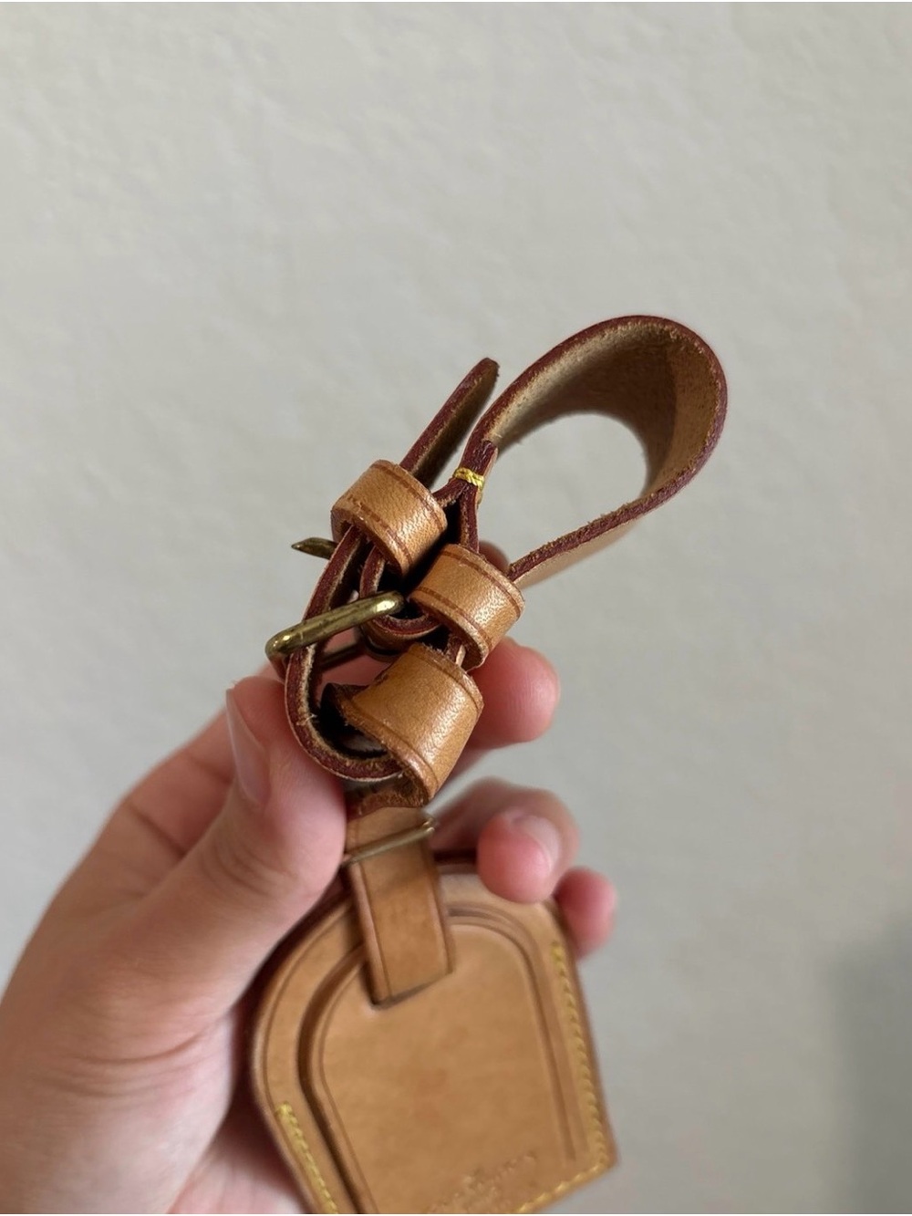Louis Vuitton Vachetta Leather Luggage Tag - Picture 5 of 7